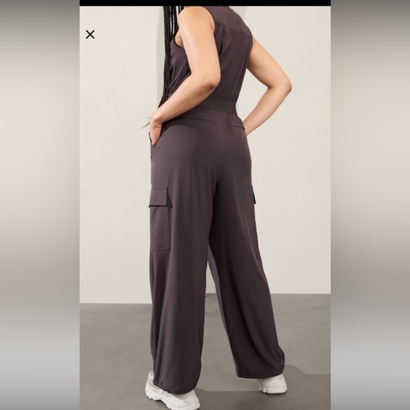 Athleta Brooklyn utility jumpsuit - Picture 3 of 6